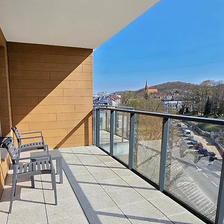 Holidayhomepl Bel Mare F533 Z Sypialnia I Balkonem Apartment